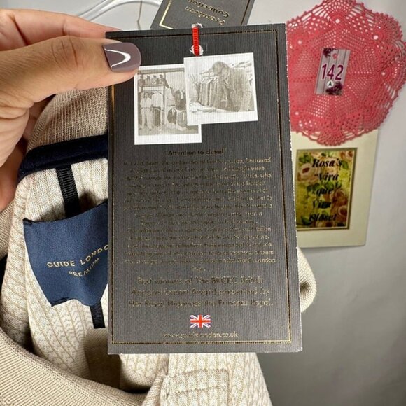 NWT Guide London Premium Two Tone 2-Button Pollo Beige/Tan Size XL - Picture 9 of 12